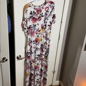 Long plus maxi dress